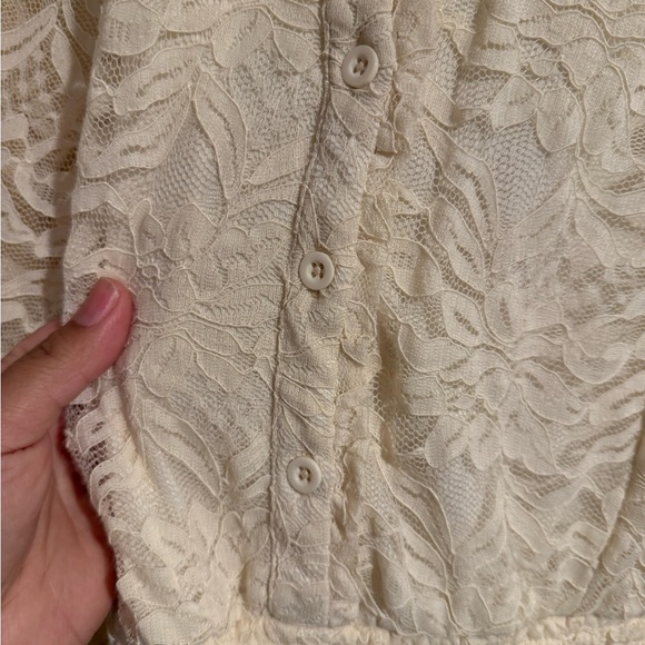 Elegant Cream Lace Dress - Torrid - Picture 4 of 5